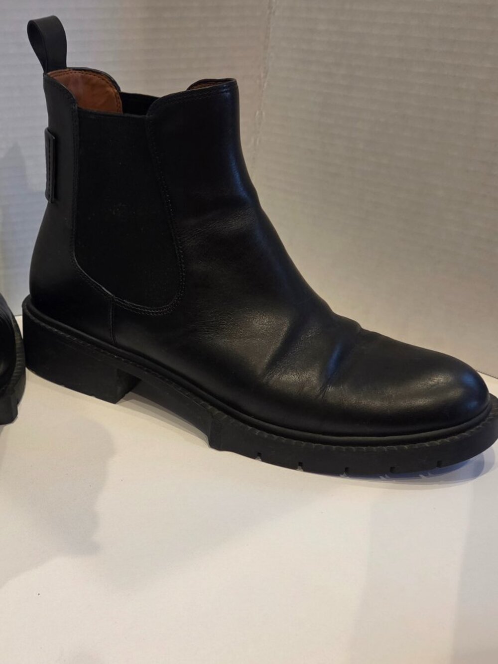 Coach Chelsea Black Leather Boots